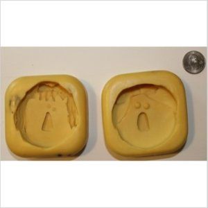 SOLD Flexible Silicone Molds- 💕Primitive Annie & Mammy💕